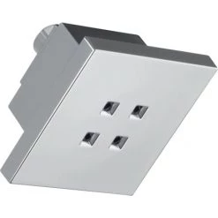 Delta 1.5 GPM Universal 4" Wide Single Function Shower Head with H2Okinetic Technology - Limited Lifetime Warranty