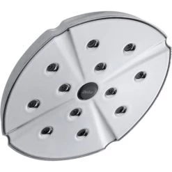 Delta 2.5 GPM 8" Wide Single Function Shower Head with H2Okinetic Technology - Limited Lifetime Warranty