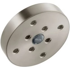 Delta 1.5 GPM Universal 5-3/8" Wide Single Function Shower Head with H2Okinetic Technology - Limited Lifetime Warranty