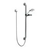 Delta 2.5 GPM Single Function Hand Shower with Grab Bar and Elbow - Limited Lifetime Warranty