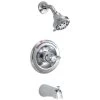 Delta Commercial Single Handle Monitor Tub / Shower Valve Trim Only with Pressure Balance Cartridge and Handle