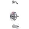Delta Commercial Monitor 13 Series Single Function Pressure Balanced Tub and Shower Trim Package - Less Shower Head and Rough-In Valve
