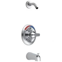 Delta Commercial Monitor 13 Series Single Function Pressure Balanced Tub and Shower Trim Package - Less Shower Head and Rough-In Valve