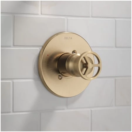 Delta Trinsic Pressure Balanced Valve Trim Only with Single Wheel Handle - Less Rough In 4 Delta Trinsic Pressure Balanced Valve Trim Only with Single Wheel Handle - Less Rough In - Image 4