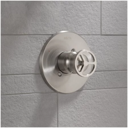 Delta Trinsic Pressure Balanced Valve Trim Only with Single Wheel Handle - Less Rough In 5 Delta Trinsic Pressure Balanced Valve Trim Only with Single Wheel Handle - Less Rough In - Image 5