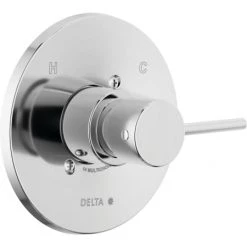 Delta Modern Pressure Balanced Valve Trim Only with Single Lever Handle - Less Rough In