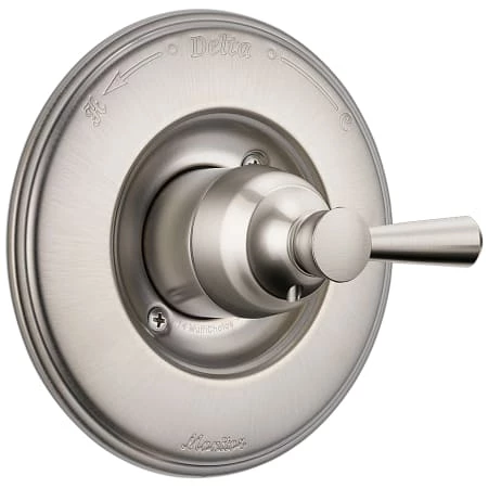 Delta Linden Monitor 14 Series Single Function Pressure Balanced Valve Trim with Metal Lever Handle - Less Rough-In Valve 1 Delta Linden Monitor 14 Series Single Function Pressure Balanced Valve Trim with Metal Lever Handle - Less Rough-In Valve