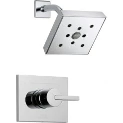 Delta Vero Monitor 14 Series Single Function Pressure Balanced Shower Only with H2Okinetic Shower Head - Less Rough-In Valve