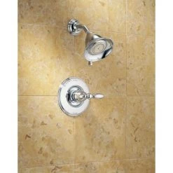 Delta Victorian Monitor 14 Series Single Function Pressure Balanced Shower Only - Less Handle and Rough-In Valve -Delta Faucet Store delta t14255 lhp installed shower trim in chrome 1200