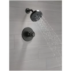 Delta Trinsic Shower Only Trim Package with 1.75 Single Function Shower Head and H2Okinetic Technology -Delta Faucet Store delta t14258 alternate image 126