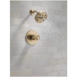 Delta Trinsic Shower Only Trim Package with 1.75 Single Function Shower Head and H2Okinetic Technology -Delta Faucet Store delta t14258 alternate image 128