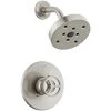 Delta Trinsic Shower Only Trim Package with 1.75 Single Function Shower Head and H2Okinetic Technology