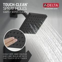 Delta Modern Shower Only Trim Package with 1.75 GPM Single Function Shower Head 9 Delta Modern Shower Only Trim Package with 1.75 GPM Single Function Shower Head -Delta Faucet Store delta t14267 pp alternate image 53