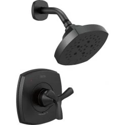 Delta Stryke Monitor 14 Series Single Function Pressure Balanced Shower Only with Cross Handle - Less Rough-In Valve