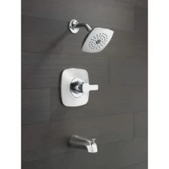 Delta Modern Shower Only Trim Package with 1.75 GPM Single Function Shower Head 6 Delta Modern Shower Only Trim Package with 1.75 GPM Single Function Shower Head -Delta Faucet Store delta t144339 pp alternate image 82