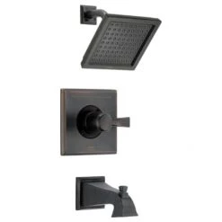 Delta Dryden Monitor 14 Series Single Function 1.75 GPM Pressure Balanced Tub and Shower - Less Rough-In Valve