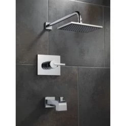Delta Vero Monitor 14 Series Single Function 1.75 GPM Pressure Balanced Tub and Shower - Less Rough-In Valve -Delta Faucet Store delta t14453 we shower view 7
