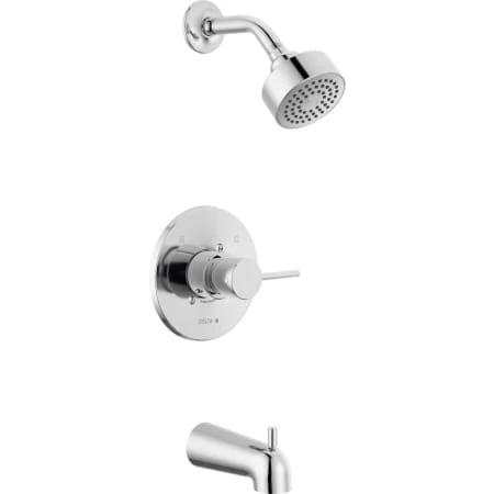Delta Modern Shower Only Trim Package with 1.75 GPM Single Function Shower Head 1 Delta Modern Shower Only Trim Package with 1.75 GPM Single Function Shower Head