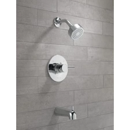 Delta Modern Shower Only Trim Package with 1.75 GPM Single Function Shower Head 6 Delta Modern Shower Only Trim Package with 1.75 GPM Single Function Shower Head - Image 6