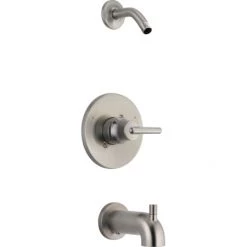 Delta Trinsic Monitor 14 Series Single Function Pressure Balanced Tub and Shower - Less Shower Head and Rough-In Valve