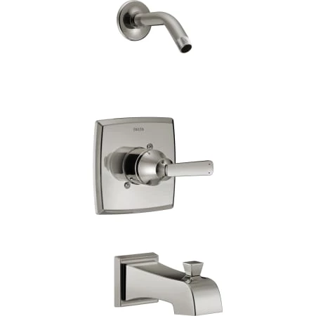 Delta Ashlyn Monitor 14 Series Single Function Pressure Balanced Tub and Shower - Less Shower Head and Rough-In Valve 1 Delta Ashlyn Monitor 14 Series Single Function Pressure Balanced Tub and Shower - Less Shower Head and Rough-In Valve