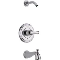 Delta Cassidy Monitor 14 Series Single Function Pressure Balanced Tub and Shower Less Shower Head, Handle and Rough-In Valve - Limited Lifetime Warranty -Delta Faucet Store delta t14497 lhp lhd tub and shower trim in chrome less shower head 445
