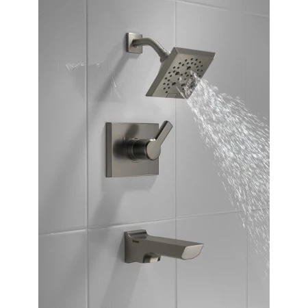Delta Pivotal Tub and Shower Trim Package with 1.75 GPM Multi Function Shower Head 4 Delta Pivotal Tub and Shower Trim Package with 1.75 GPM Multi Function Shower Head - Image 4