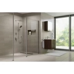 Delta Trinsic Monitor 17 Series Dual Function Pressure Balanced Valve Trim Only with Integrated Volume Control - Less Rough-In Valve -Delta Faucet Store delta t17059 overall room view in chrome 455