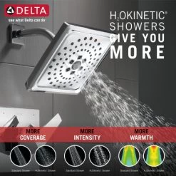 Delta Trillian Monitor 17 Series Dual Function Pressure Balanced Shower Only with Integrated Volume Control - Less Rough-In Valve -Delta Faucet Store delta t17243 alternate view 70