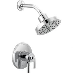 Delta Bowery Monitor 17 Series Dual Function Pressure Balanced Shower Only with Integrated Volume Control - Less Rough-In Valve