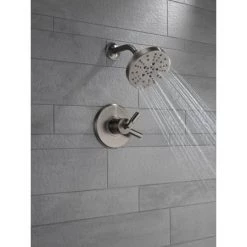 Delta Bowery Monitor 17 Series Dual Function Pressure Balanced Shower Only with Integrated Volume Control - Less Rough-In Valve -Delta Faucet Store delta t17248 alternate view 17