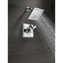 Delta Dryden Monitor 17 Series Dual Function 1.75 GPM Pressure Balanced Shower Only with Integrated Volume Control - Less Rough-In Valve -Delta Faucet Store delta t17251 we shower view 22