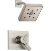 Delta Vero Monitor 17 Series Dual Function Pressure Balanced Shower Only with H2Okinetic Shower Head and Integrated Volume Control - Less Rough-In Valve