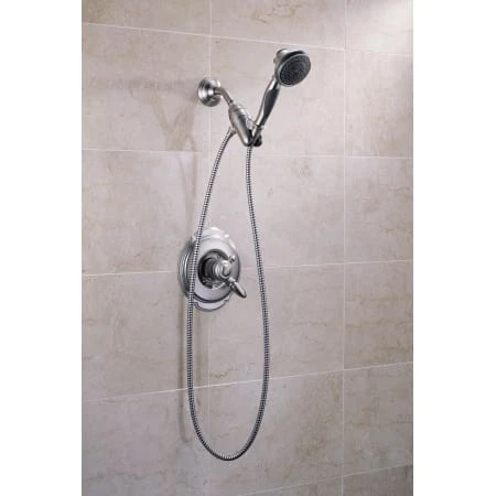 Delta Victorian Monitor 17 Series Dual Function Pressure Balanced Shower Only with Integrated Volume Control - Less Rough-In Valve 6 Delta Victorian Monitor 17 Series Dual Function Pressure Balanced Shower Only with Integrated Volume Control - Less Rough-In Valve - Image 6
