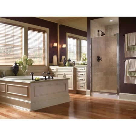 Delta Victorian Monitor 17 Series Dual Function Pressure Balanced Shower Only with Integrated Volume Control - Less Rough-In Valve 2 Delta Victorian Monitor 17 Series Dual Function Pressure Balanced Shower Only with Integrated Volume Control - Less Rough-In Valve - Image 2