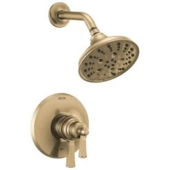 Delta Dorval Monitor 17 Series Dual Function Pressure Balanced Shower Only with Integrated Volume Control - Less Rough-In Valve