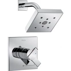 Delta Ara Monitor 17 Series Dual Function Pressure Balanced Shower Only with Integrated Volume Control - Less Rough-In Valve