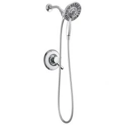 Delta Linden Monitor 17 Series Dual Function Pressure Balanced Shower Only with In2ition Shower Head and Integrated Volume Control - Less Rough-In Valve