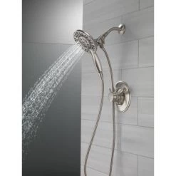 Delta Linden Monitor 17 Series Dual Function Pressure Balanced Shower Only with In2ition Shower Head and Integrated Volume Control - Less Rough-In Valve -Delta Faucet Store delta t17293 i alternate view 23