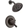 Delta Linden Monitor 17 Series Dual Function Pressure Balanced Shower Only with Integrated Volume Control - Less Rough-In Valve