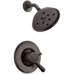 Delta Linden Monitor 17 Series Dual Function Pressure Balanced Shower Only with Integrated Volume Control - Less Rough-In Valve