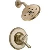 Delta Linden Monitor 17 Series Dual Function Pressure Balanced Shower Only with Integrated Volume Control - Less Rough-In Valve