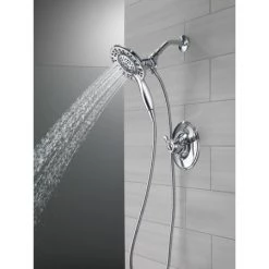 Delta Linden Monitor 17 Series Dual Function Pressure Balanced Shower Only with In2ition Shower Head and Integrated Volume Control - Less Rough-In Valve -Delta Faucet Store delta t17294 i alternate view 25