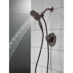 Delta Linden Monitor 17 Series Dual Function Pressure Balanced Shower Only with In2ition Shower Head and Integrated Volume Control - Less Rough-In Valve -Delta Faucet Store delta t17294 i alternate view 26