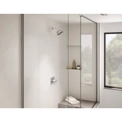 Delta Pivotal Shower Only Trim Package with 1.75 GPM Multi Function Shower Head -Delta Faucet Store delta t17299 application shot 1 57