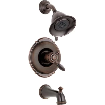 Delta Victorian Monitor 17 Series Dual Function Pressure Balanced Tub and Shower with Integrated Volume Control - Less Rough-In Valve 1 Delta Victorian Monitor 17 Series Dual Function Pressure Balanced Tub and Shower with Integrated Volume Control - Less Rough-In Valve