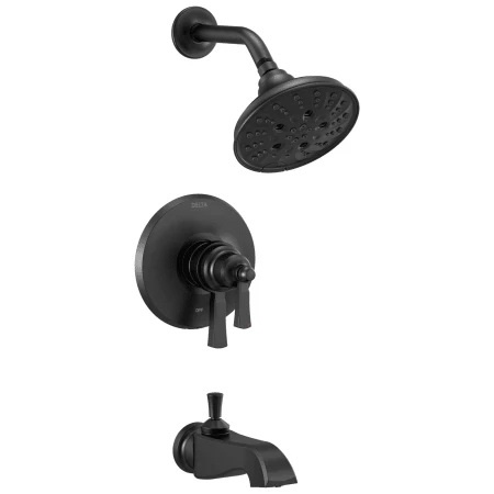 Delta Dorval Monitor 17 Series Dual Function Pressure Balanced Tub and Shower with Integrated Volume Control - Less Rough-In Valve 1 Delta Dorval Monitor 17 Series Dual Function Pressure Balanced Tub and Shower with Integrated Volume Control - Less Rough-In Valve