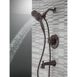 Delta Linden Monitor 17 Series Dual Function Pressure Balanced Tub and Shower with In2ition and Integrated Volume Control - Less Rough-In Valve -Delta Faucet Store delta t17493 i alternate view 29