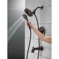 Delta Linden Monitor 17 Series Dual Function Pressure Balanced Tub and Shower with In2ition and Integrated Volume Control - Less Rough-In Valve -Delta Faucet Store delta t17494 i alternate view 33