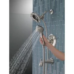 Delta Linden Monitor 17 Series Dual Function Pressure Balanced Tub and Shower with In2ition and Integrated Volume Control - Less Rough-In Valve -Delta Faucet Store delta t17494 i alternate view 34